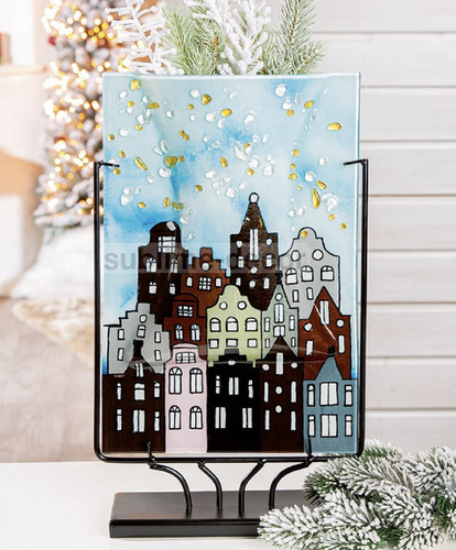 45cm luxus abstrakt stadtbild - 45cm,