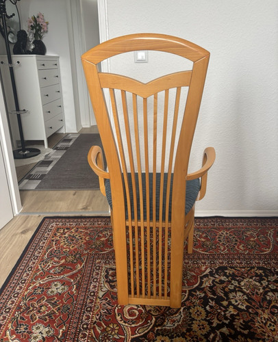 Holzstuhl mit armlehnen - holzstuhl,