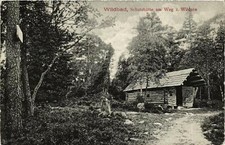 CPA AK Wildbad - Schutzhutte am Weg z. Wildsee GERMANY (910694)