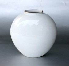KPM Berlin Porzellan Vase, Goldrand, 1. Wahl,  H. ~ 19cm, ~1,1kg, ~ Vintage