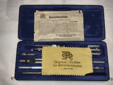 Zirkelkasten Original Richter DDR 1985- Typ K7B Reißzeug Vintage vollständig