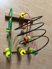 IKEA Motorikschleife Holzperlenbahn Mehrfarbig Kinderspielzeug Motorik Spielzeug