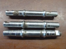 Rarität !!  3 Fahrrad Tretlagerwellen Tretlagerachsen 70er Jahre