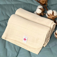 Baby Mullwindeln Natur 2er Set - Spucktücher Stoffwindeln Baumwolle NEU