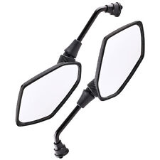 2x Motorrad Spiegel Motorroller Spiegel Lenkerenden Spiegel Rückspiegel Set M10