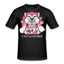 Akita Inu T-Shirt Japan Anime Hund Kawaii Geschenk