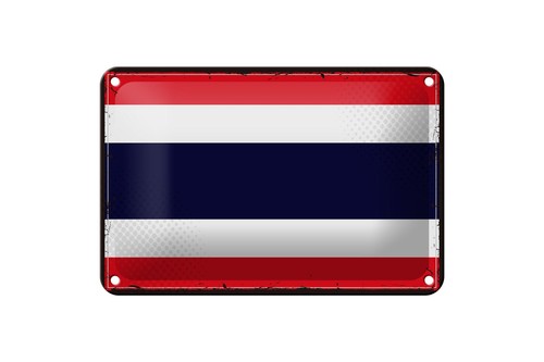 Blechschild flagge thailands - blechschild,