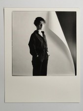 Sara Radstone Keramik Künstler Porträt von David Ward 1988 britische Kunst Vintage Foto