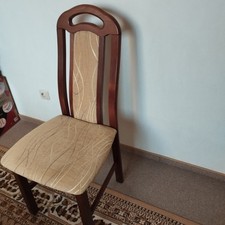 6 Stühle,  massiv mit