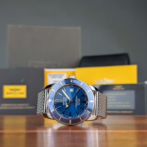 Box card blue dial a17321 - &,
