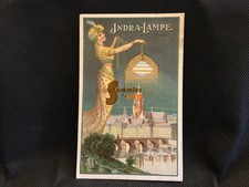 alte Werbe-AK - INDRA-LAMPE D.R.P. - G. Schanzenbach & Co Frankfurt a. M. TOP !!