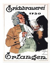 Vintage Bier Wandkunst