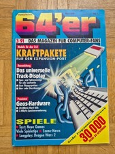 ✅ 64´er Commodore Magazin 3/91 ⭐ Kraftpakete Expansion Port ⭐ Commodore C64 ⚡️