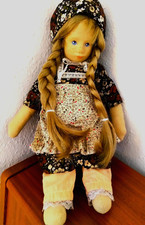 Vintage Stoffpuppe 42 cm