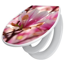 banjado Toilettendeckel mit Absenkautomatik weiß Klobrille Magnolia