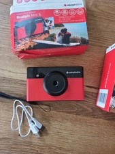 Agfa Photo Sofortbildkamera Realpix Mini S + 50 Fotos Sofortbilder Mini P und S