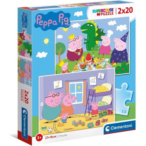 Peppa pig puzzleset 2x20 teile - pig,