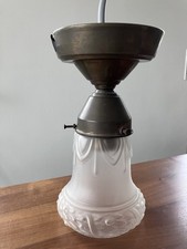 Art Deco Messing Deckenlampe