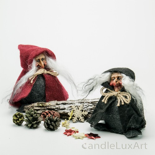 Filz hexen weihnachten 13cm - weihnachten,