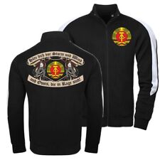 Trainingsjacke Sweatjacke DDR Hüte dich vor Sturm und Wind und Ossis in Rage