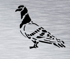 Aufkleber Taube Dove Tier Vogel Bike Sticker Tuning JDM Decal Scene