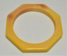 Vintage 40s Plastik Gelb Farbe