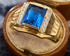 925 Sterling Silber Blautopas