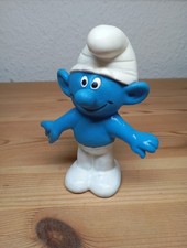 Schleich Schlümpfe Figur aus Gummi Spielzeug Badewanne wie Entchen nur Schlumpf