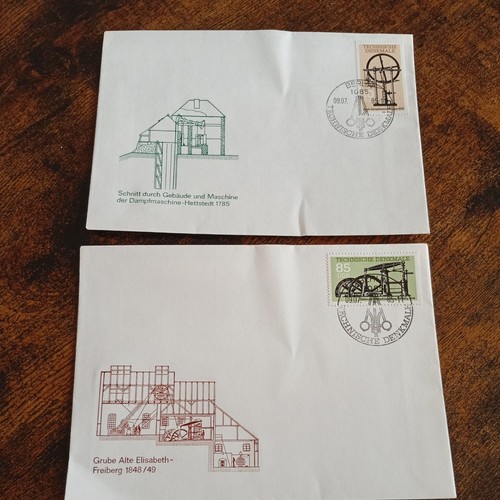 Ddr brief umschlag fdc - ddr,