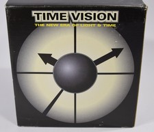 vintage TIME VISION Projektion Wanduhr 90er 80er Shadow Clock Design Wandlampe