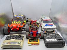 #SE4677# RC Tamiya Falcon Blitzer 2WD Buggy, Tamiya Mercedes 58108 *lesen* 80s