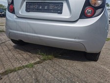 Chevrolet Aveo T300 Stossfänger stossstange Bumper hinten 5 Türer silber met