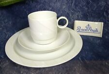 ROSENTHAL DUO Weiß auf weiß - 1 Kaffeegedeck