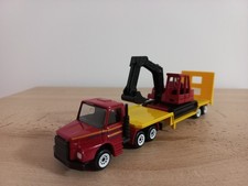 Siku 1610 Scania Tieflader mit Bagger, guter Zustand, 1:55