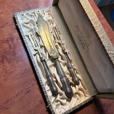 Fischbesteck Silber 800 Magdeburger Juwelier