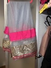 Bollywood Sari Saree Kleid Indisches Kleid Salwar Anarkali Lehenga Lehnga Suit