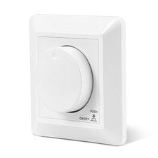 LED Dimmer Drehdimmer Schalter 230V 5 bis 300W für dimmbare Lampen Unterputz DE