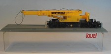 Jouef Spur H0 1/87 Kranwagen Gottwald 8-achsig der DB OVP #9336