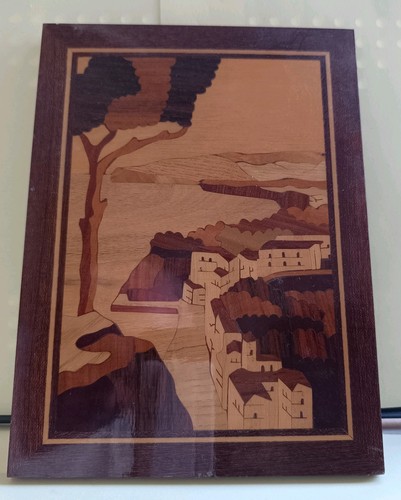 Vintage intarsienbild sorrent - vintage,