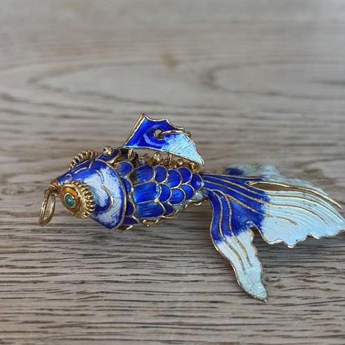 Cloisonné fisch anhänger - fisch,