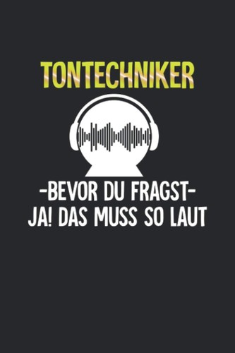 Notizbuch für tontechniker - für,
