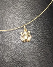 Ketten-Anhänger Frosch ; Gold