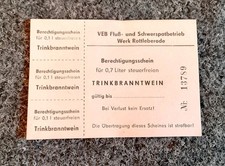 Schnapsmarken Flußspat Rottleberode Harz Bergbau