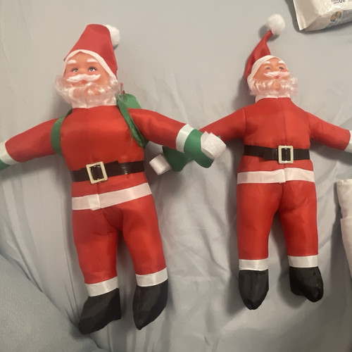 Weihnachtsmann deko figur - 2x, deko-figur