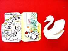 1988 D  Tischkärtchen HAPPY HIPPOS SUSI SONNENSCHEIN  RAR!!!