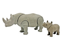 Playmobil Nashorn mit Jungtier