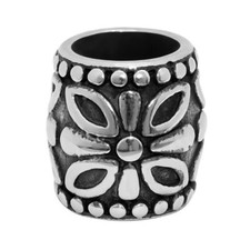 Bartperlen Haarschmuck Haarperlen Wikinger Rune Bikerschmuck Bartschmuck Silber