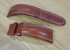 ORIGINAL BREITLING 21 - 18 Kalbsleder Leder Armband braun vintage Navitimer