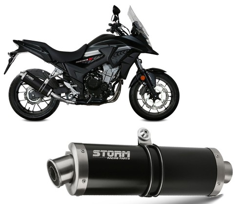 Auspuff storm mivv schwarz - by,