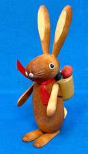 Osterhase Hase Osterschmuck Erzgebirge DDR 10cm /P6.1/11